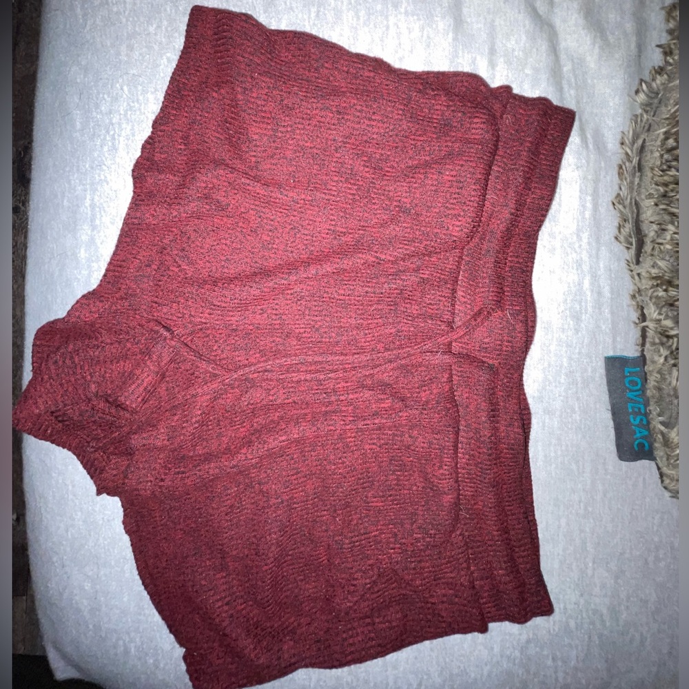 Maroon Sleep Shorts